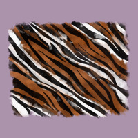 Tiger Zebra Background Heavyweight Hoodie | Teevron