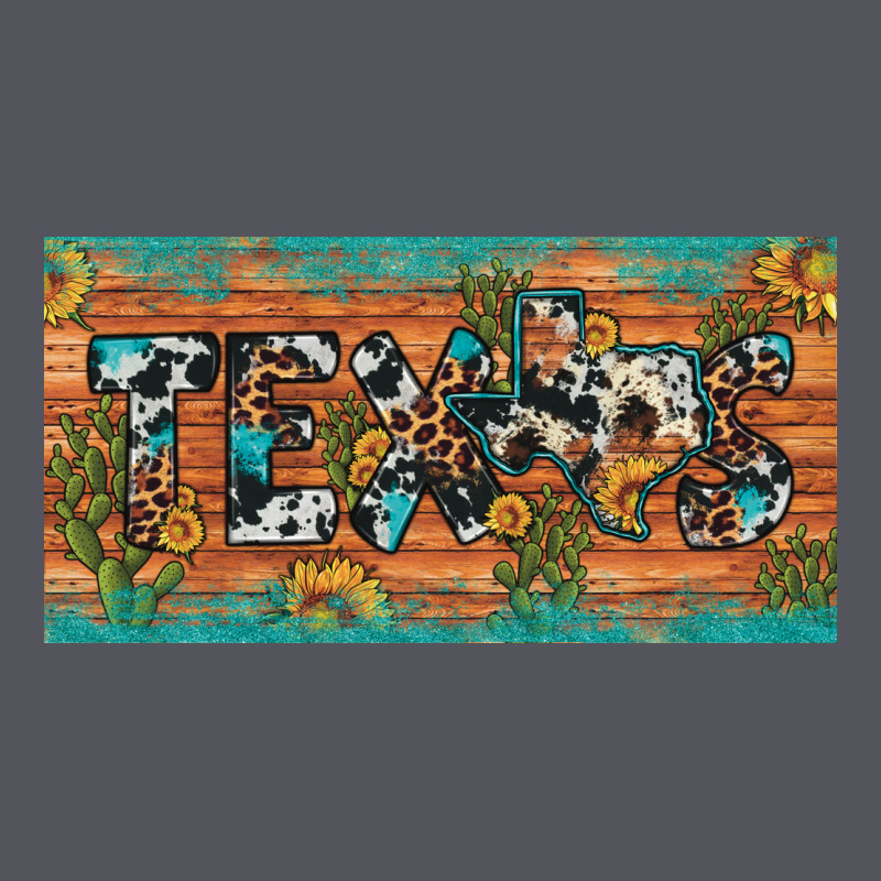 Texas Sunflower Cactus Cowhide Leopard Licence Plate Vintage Hoodie by Artiststas | Teevron