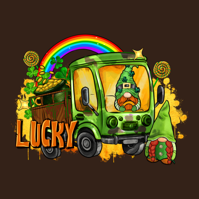 Lucky Gnomes Truck St. Patrick's Day Heavy Core Tee by FaDigitalArtStudio | Teevron