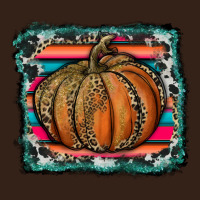 Leopard Pumpkin With Serape Background Heavy Core Tee | Teevron