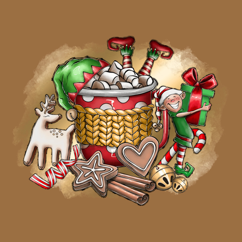 Christmas Elf Vintage Tee by CowhideDigitalArt | Teevron