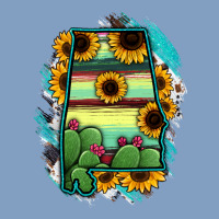 Alabama Map Sunflower Cactus Serape Urban Hoodie | Teevron