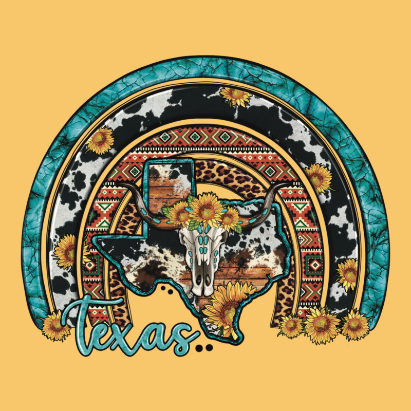 Texas Map Sunflower Leopard Cowhide Aztec Turquoise Gemstone Rainbow Vintage Hoodie by Artiststas | Teevron