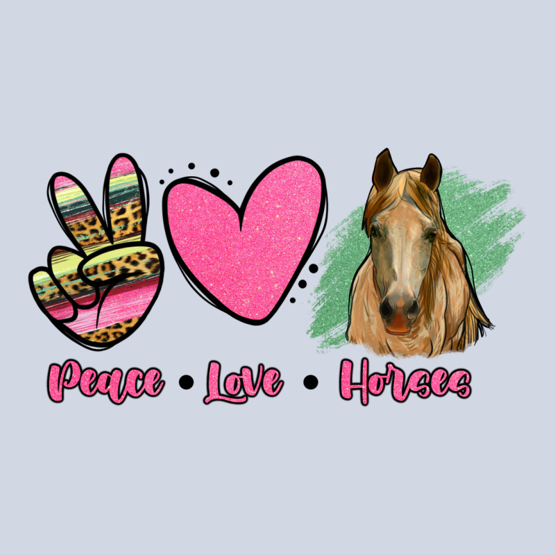 Peace Love Horses Premium Sweatshirt by RanaPortraitStore | Teevron