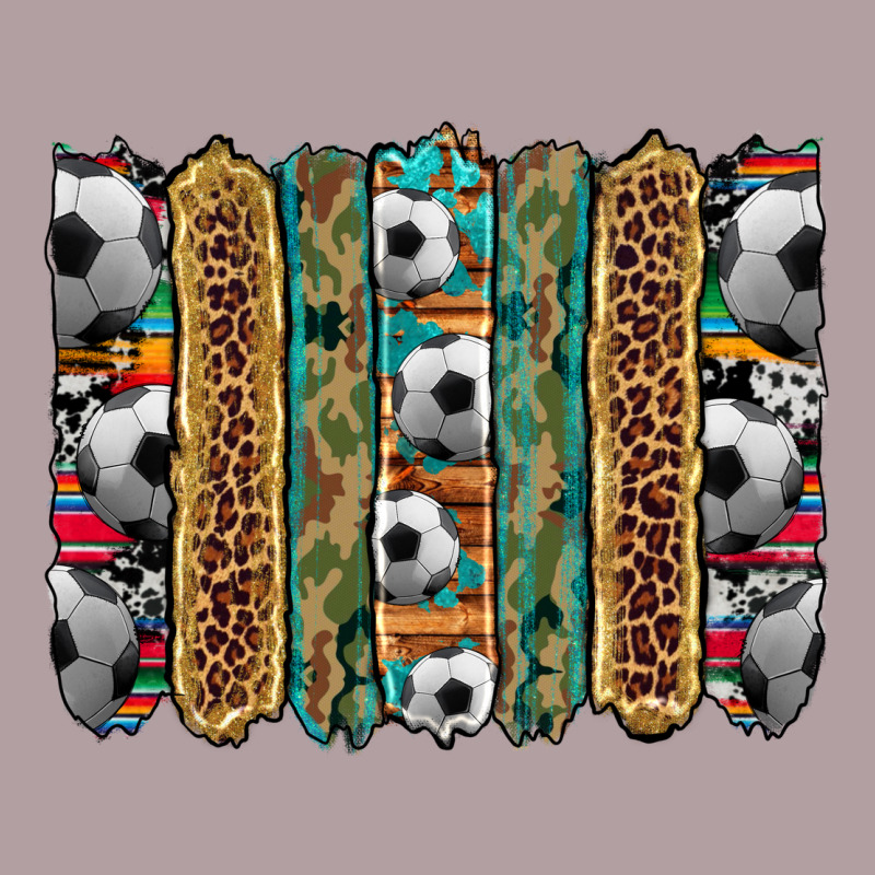 Soccer Camouflage Serape Cowhide Turquoise Leopard Glitter  Brushstrok Vintage Hoodie by Artiststas | Teevron