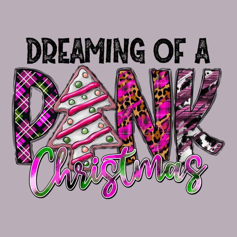 Dreaming Of A Pink Christmas Vintage Tee by CowhideDigitalArt | Teevron