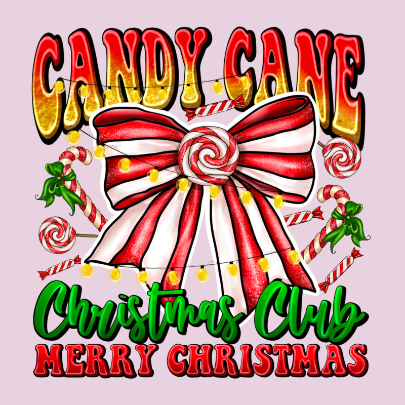 Candy Cane Christmas Club Ladies Tee by CowhideDigitalArt | Teevron