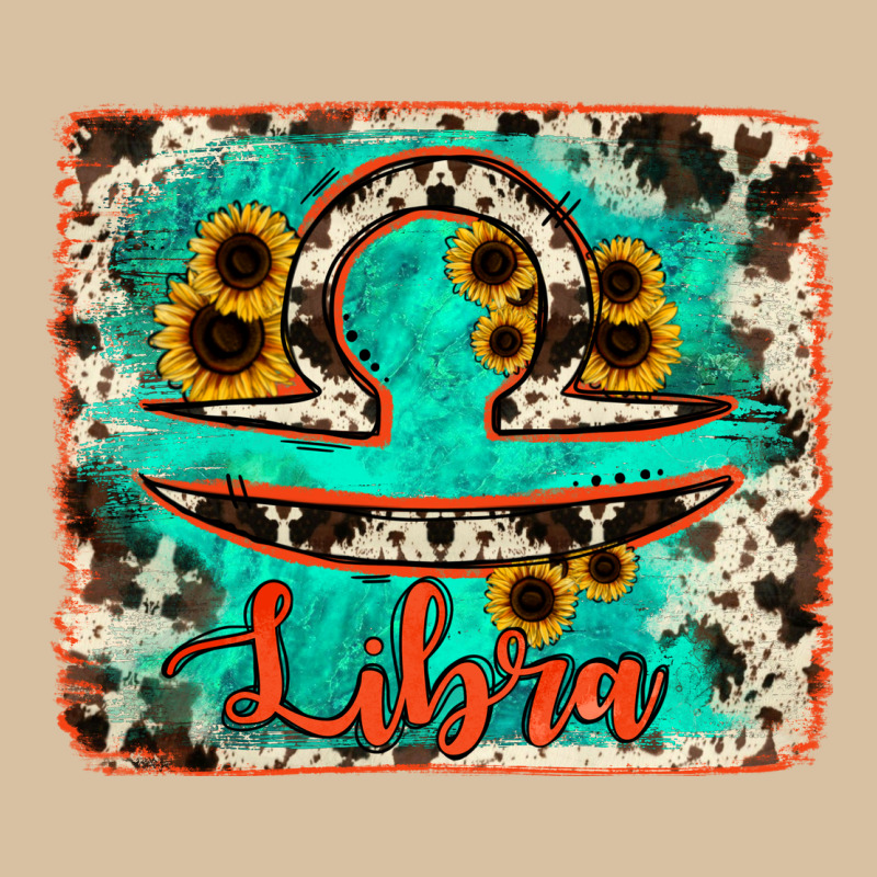 Libra Turquoise Cowhide Heavyweight Hoodie by RanaPortraitStore | Teevron