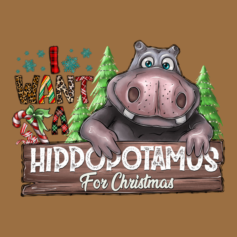 I Want A Hippopotamus For Christmas Vintage Tee by CowhideDigitalArt | Teevron