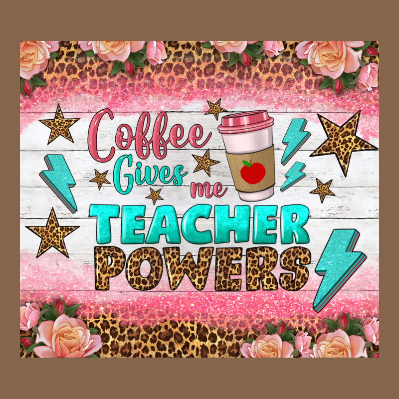 Coffee Gives Me Teacher Powers Tumbler Premium Tee by BundleAndBundleShop | Teevron