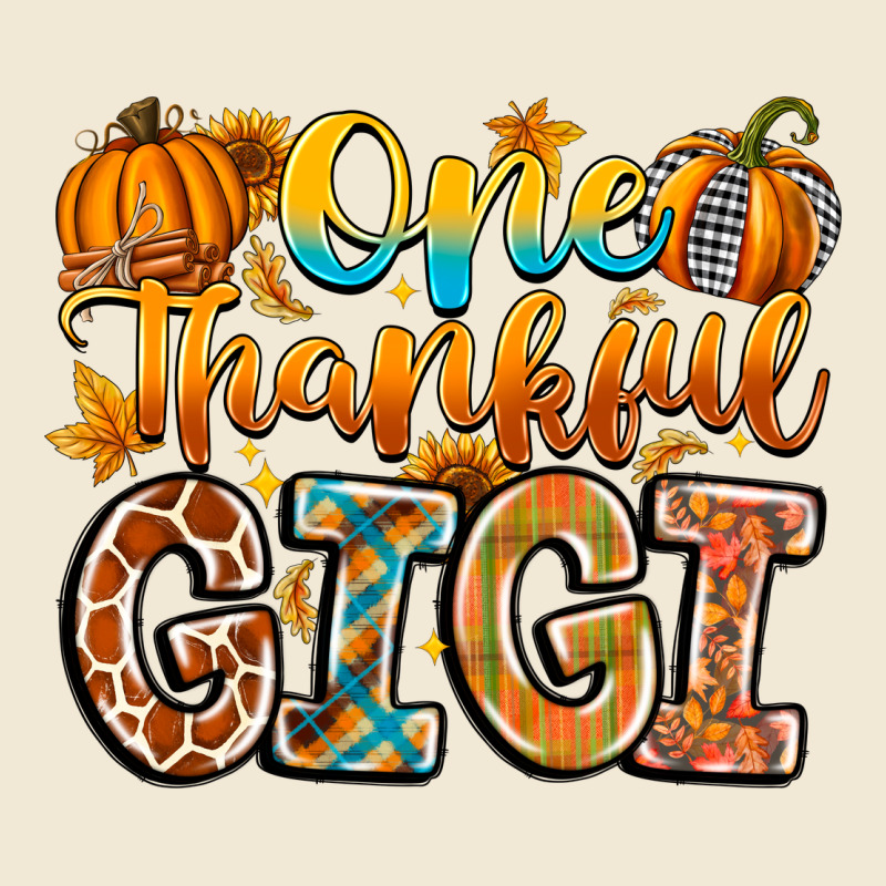 One Thankful Gigi Ladies Tee by CowhideDigitalArt | Teevron
