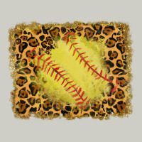 Watercolor Glitter Leopard Softball Background Heavyweight Hoodie | Teevron