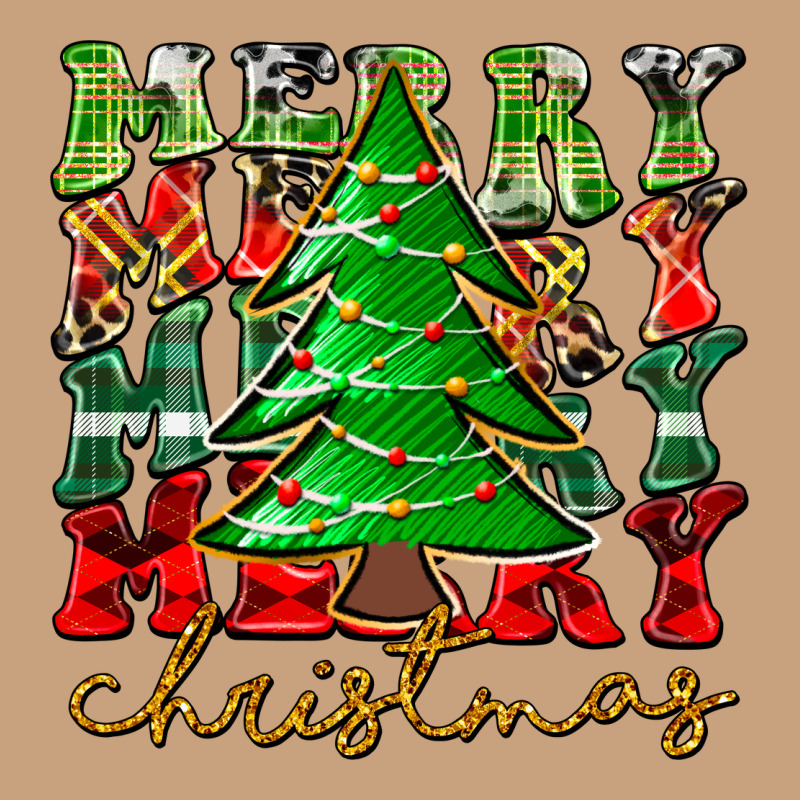 Merry Christmas Tree Vintage Tee by CowhideDigitalArt | Teevron