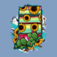 Indiana Map Sunflower Cactus Serape Urban Hoodie | Teevron