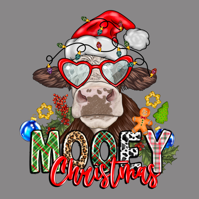 Mooey Christmas Vintage Tee by CowhideDigitalArt | Teevron
