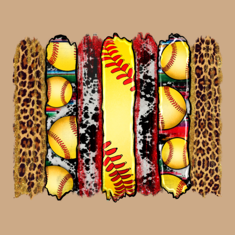 Softball Serape Leopard Cowhide Glitter Brushstrokes Vintage Hoodie by Artiststas | Teevron