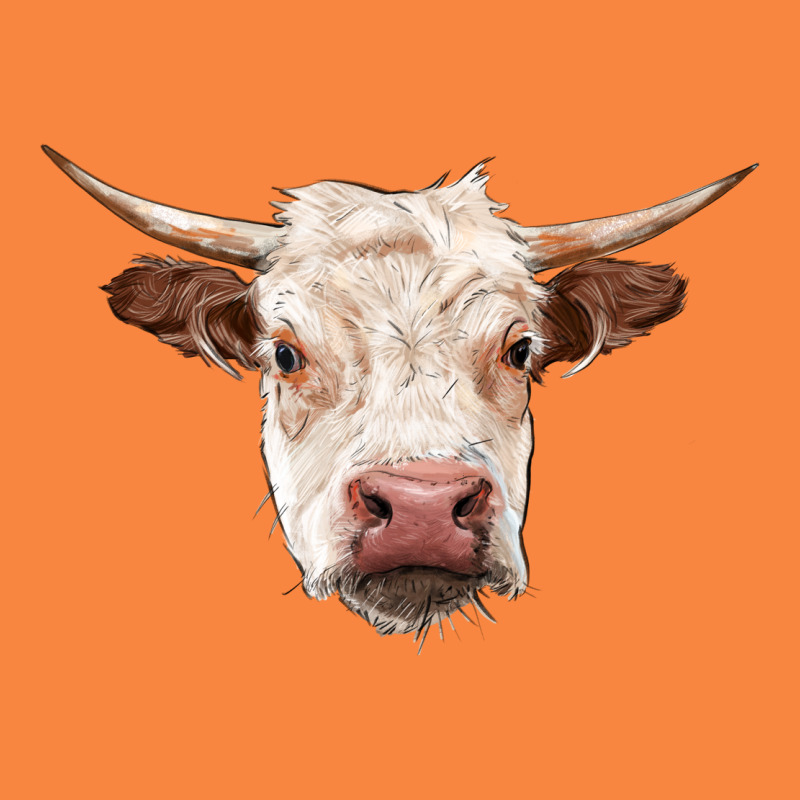Hereford Cow Head Premium Sweatshirt by RanaPortraitStore | Teevron