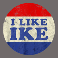 I Like Ike Political Button Vintage Distressed Urban Heavy Tee | Teevron