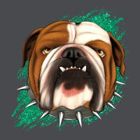 Bulldog Green Glitter Zipper Hoodie | Teevron