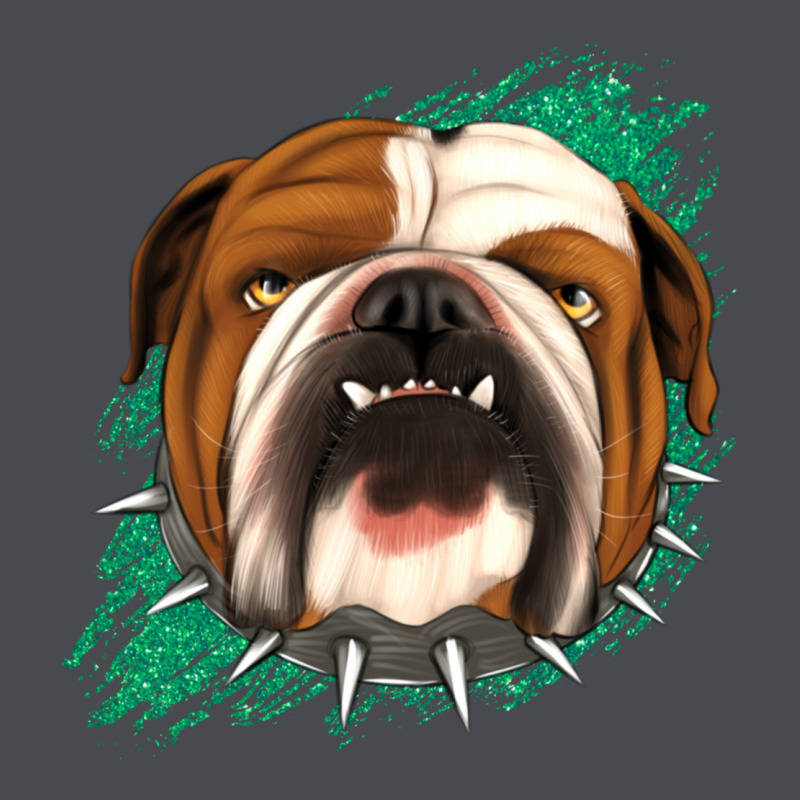 Bulldog Green Glitter Zipper Hoodie by Jasminsmagicworld | Teevron