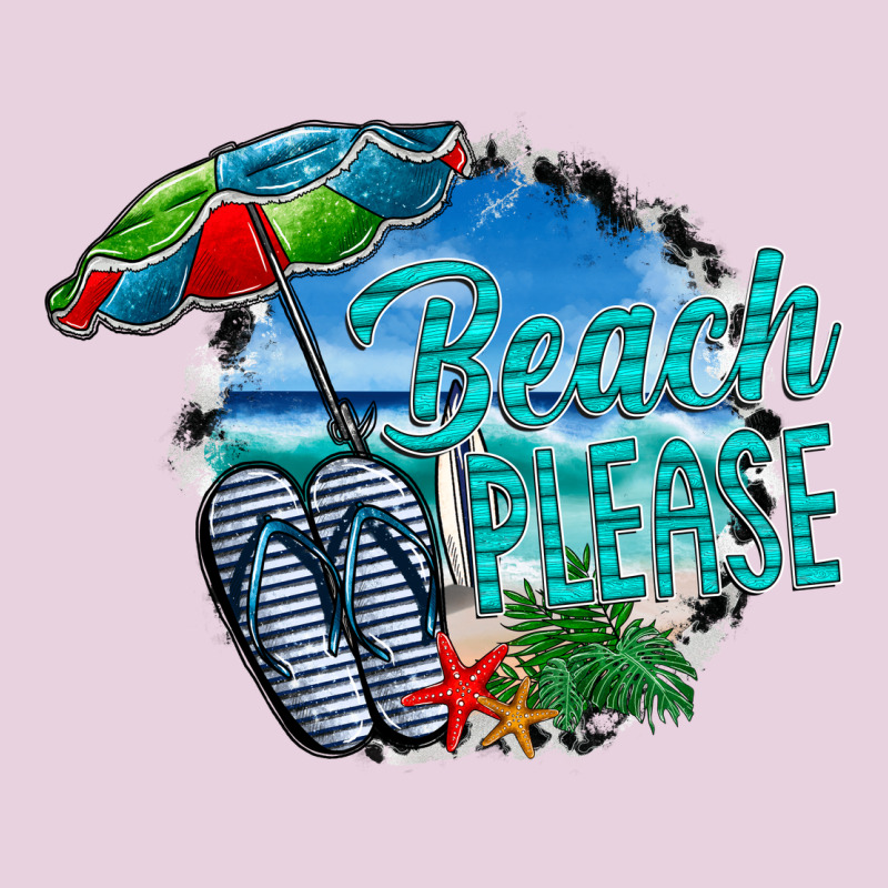 Beach Please Ladies Tee by CowhideDigitalArt | Teevron