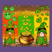 St Patricks Gnomes And Coins With Shamrock Vintage Hoodie | Teevron