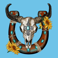 Bull Skull With Horseshoe Premium Sweatshirt | Teevron