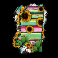 Mississippi Map Sunflower Cactus Serape Urban Hoodie | Teevron
