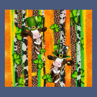 St Patricks Cow And Shamrock With Cowhide Vintage Hoodie | Teevron