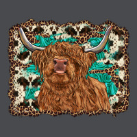 Highland Cow Western Background Zipper Hoodie | Teevron