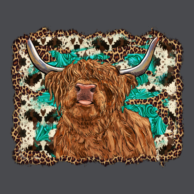 Highland Cow Western Background Zipper Hoodie by RanaPortraitStore | Teevron