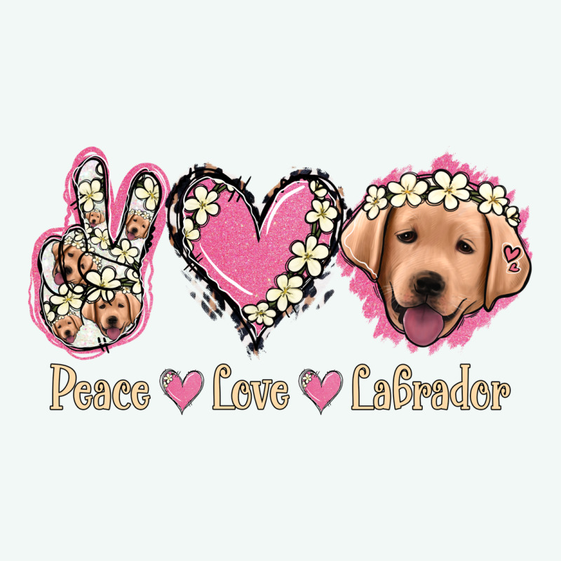 Peace Love Labrador Premium Hoodie by Jasminsmagicworld | Teevron