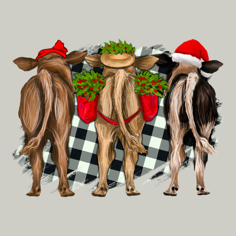 Christmas Heifers Back View Heavyweight Hoodie by RanaPortraitStore | Teevron