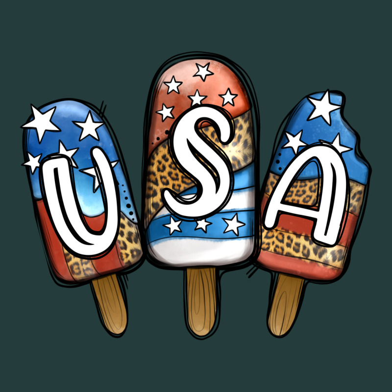 Usa Patriotic Leopard Popsicles Classic Tee by Jasminsmagicworld | Teevron