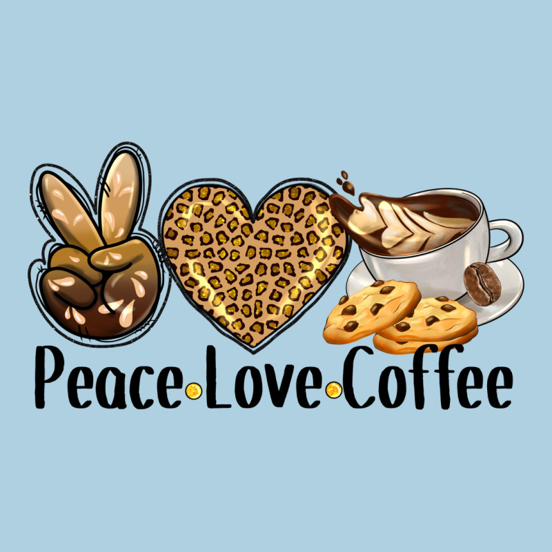 Peace Love Coffee Premium Hoodie by BarkalooDesign | Teevron