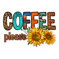 Coffee Please Western Doodle Letters Premium Tee | Teevron