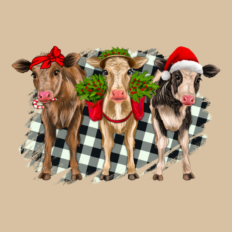 Christmas Heifers Front View Heavyweight Hoodie by RanaPortraitStore | Teevron