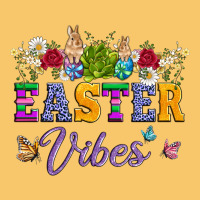 Easter Vibes And Butterfly With Bunny And Flowers Vintage Hoodie | Teevron