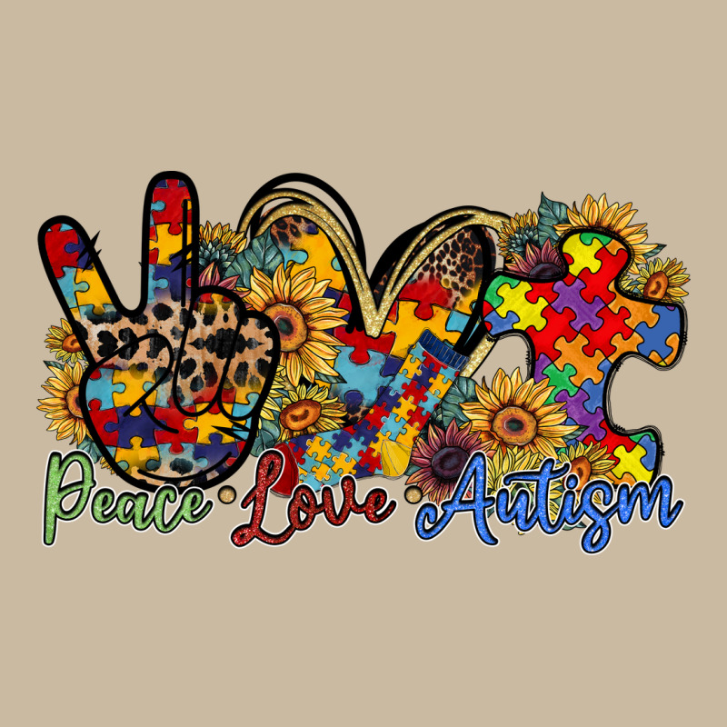 Peace Love Autism Long Sleeve Tee by RacoonDesign | Teevron