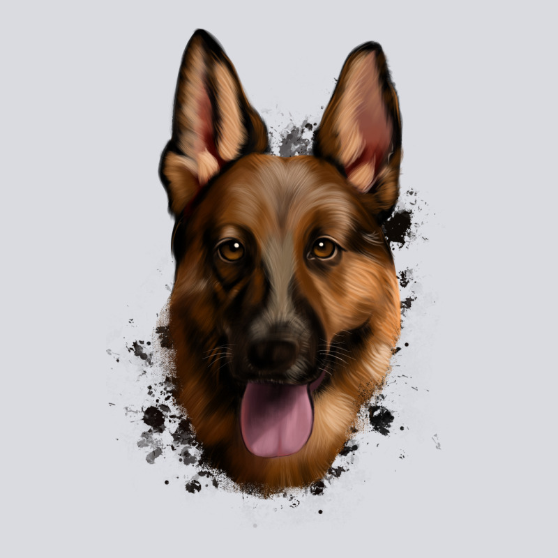 German Shepherd Zipper Hoodie by Jasminsmagicworld | Teevron