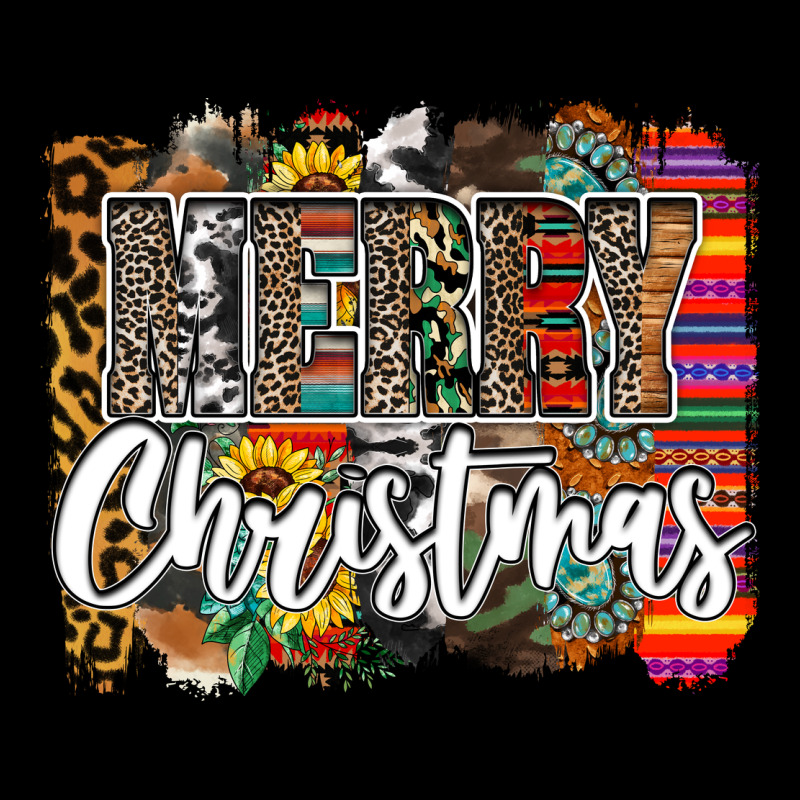 Western Merry Christmas Ladies Tee by CowhideDigitalArt | Teevron