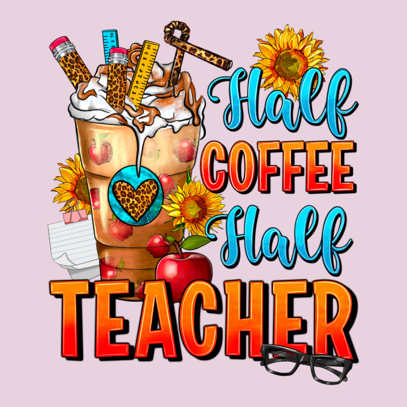 Half Coffee Half Teacher Classic Tee by FaDigitalArtStudio | Teevron