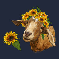 Goat With Sunflower Premium Sweatshirt | Teevron
