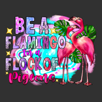 Bea Flamingo In A Flock Of Pigeons Urban Heavy Tee | Teevron
