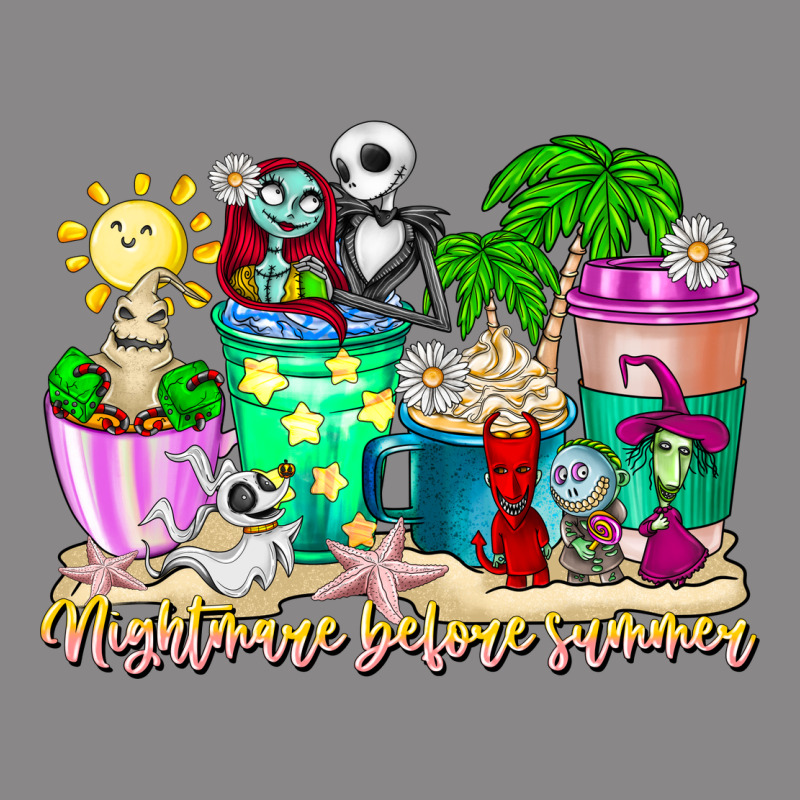 Nightmare Before Summer Coffee Cups Vintage Tee by CowhideDigitalArt | Teevron