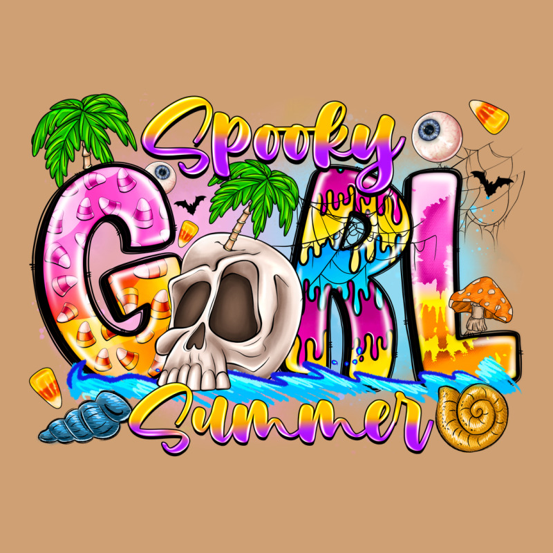 Spooky Girl Summer Vintage Tee by CowhideDigitalArt | Teevron