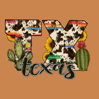Texas State Cowhide Serape Cactus Heavyweight Hoodie | Teevron