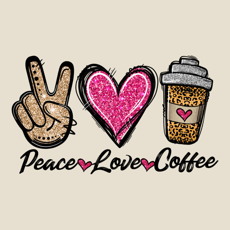 Peace Love Coffee Urban Heavy Tee by Jasminsmagicworld | Teevron