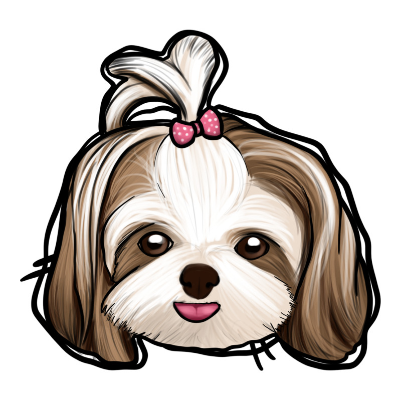 Shih Tzu Zipper Hoodie by Jasminsmagicworld | Teevron