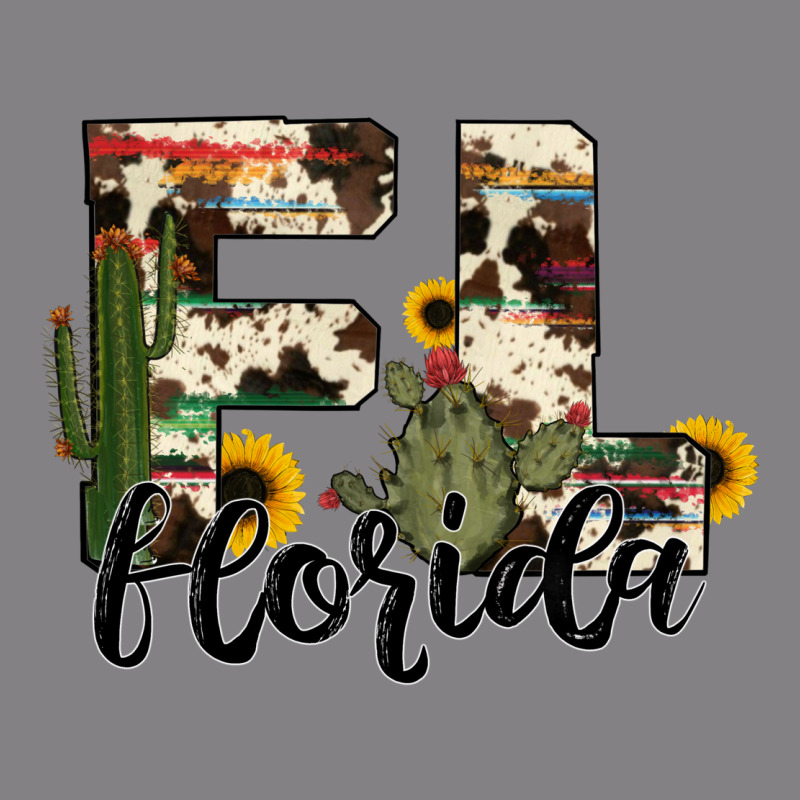 Florida State Cowhide Serape Cactus Heavyweight Hoodie by RanaPortraitStore | Teevron